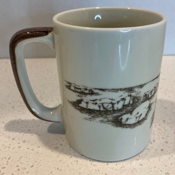 Vintage 1970 Set 6 Cups Otagiri Japan Design Gibson Greeting Cards - Picture 9 of 11